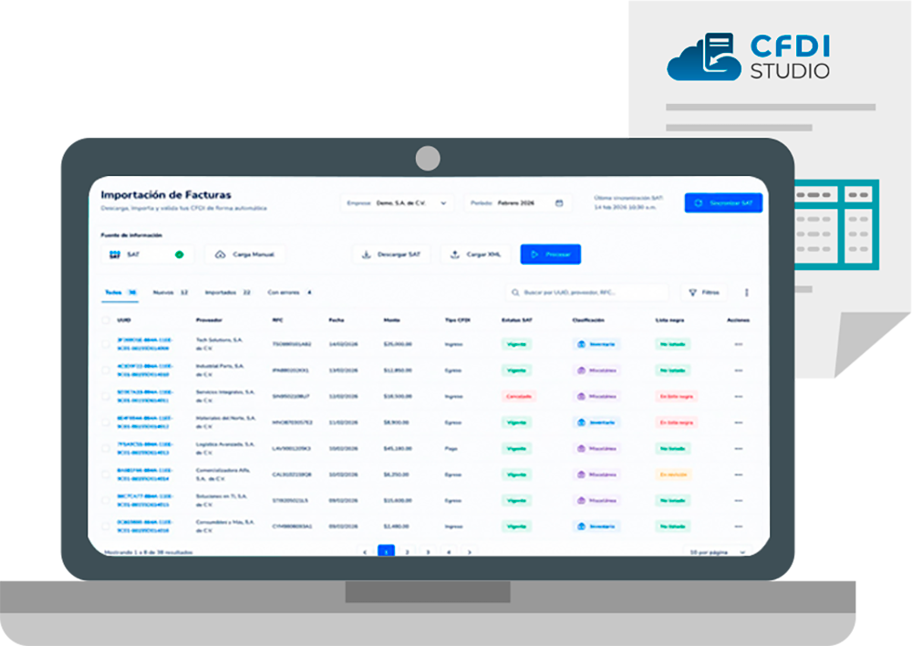 Validación CFDI integrada con Epicor Kinetic